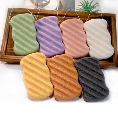Sponge làm sạch Konjac nhẹ nhàng với kết cấu mềm và hypoallergenic - Hình dạng tròn